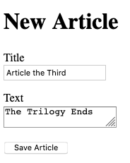 The third article